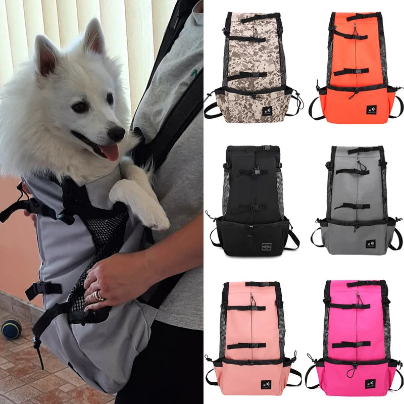 Strong Nylon Pet Carrier | Backpack for Dogs | High Quality Breathable Puppy Cycling Case