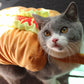 Pet Hot Dog Costume | Cat Sandwich Cosplay | Kitten Funny Outfit