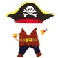 Funny Pet Clothes |  Cat Cosplay Pirate Outfit | Kitten Halloween Costume