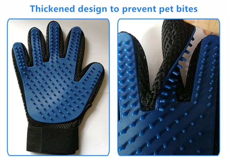 Pet Glove Cat Grooming  | Cat Hair Deshedding Massage Brush | Dog Bath Comb