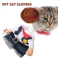 Funny Pet Clothes |  Cat Cosplay Pirate Outfit | Kitten Halloween Costume