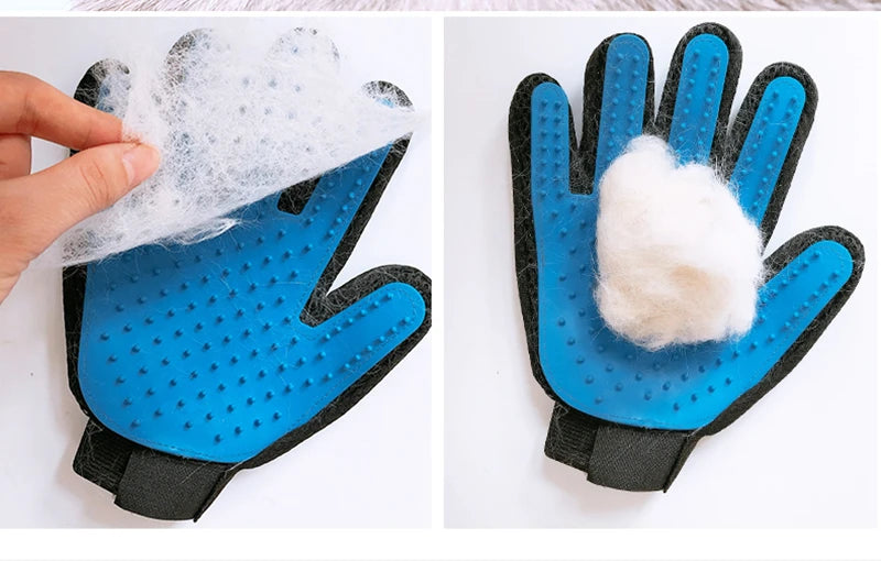 Pet Glove Cat Grooming  | Cat Hair Deshedding Massage Brush | Dog Bath Comb