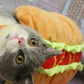 Pet Hot Dog Costume | Cat Sandwich Cosplay | Kitten Funny Outfit