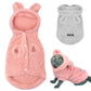 Fleece Cat Clothes | Winter Pet Coat | Kitten Hoodie Costume