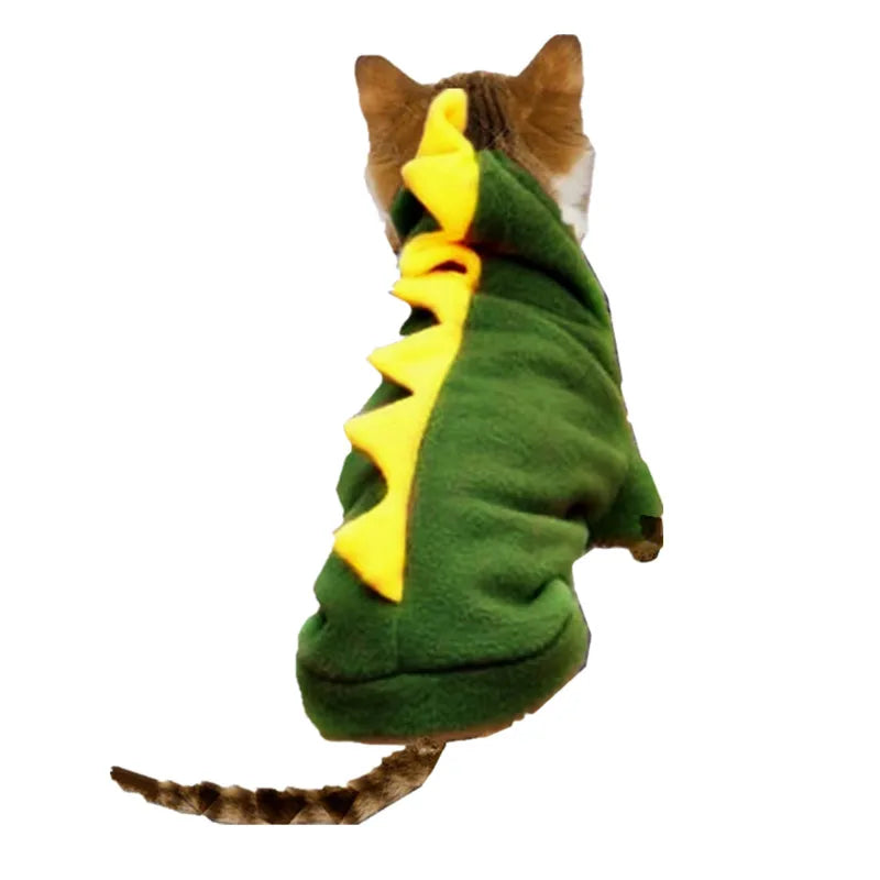 Pet Clothing Halloween | Cat Costume Hoodie Jacket | Kitten Dinosaur Cosplay