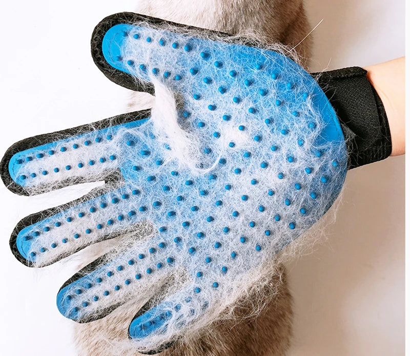 Pet Glove Cat Grooming  | Cat Hair Deshedding Massage Brush | Dog Bath Comb