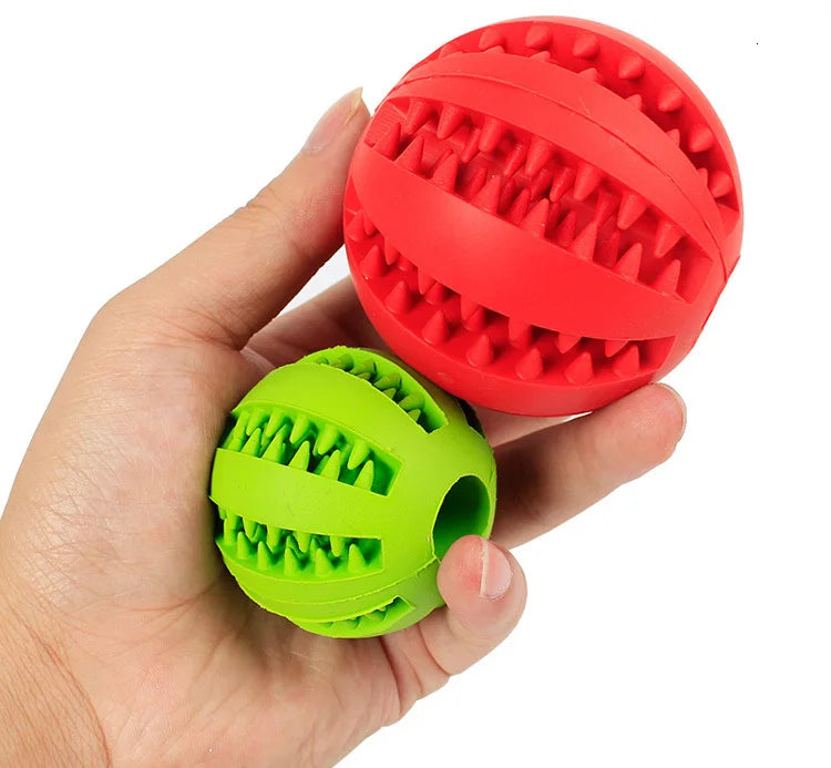 Interactive Dog Toys | Elasticity Pet Chew Toy | Puppy Extra-Tough Rubber Ball