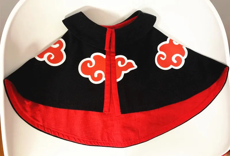 Akatsuki Cat Costume | Pet Cloud Cloak | Kitten Ninja Outfit