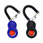 Dog Training Clicker With Finger Loop Wrist Band | Humanized Pet Trainer Tool Set