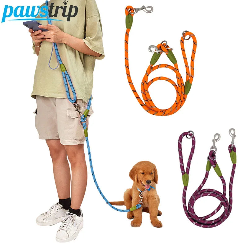 Nylon Pet Dog Leashes | Hands-Free Dog Leash Rope | Reflective Dog Chain