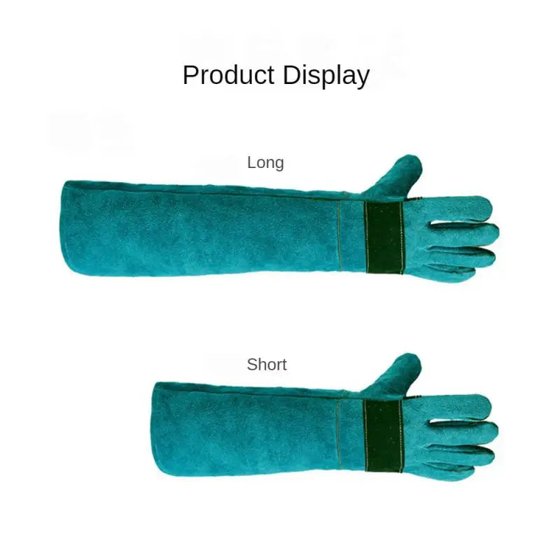 Anti-Bite Leather Gloves | Thick Durable Pet Training | Multi-Functional Cutting-Proof Anti-Thorn Handwear