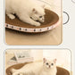 Corrugated Cat Scratcher | Cat Scrapers Round Oval Grinding Claw Toys | Wear-Resistant Cat Bed