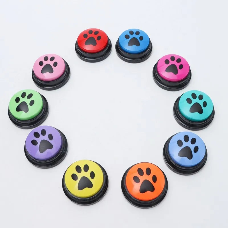 Pet Communication Button | Dog Talking Toys | Recordable Puppy Speaking Training