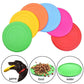 Flying Disc Dog Toy | Silicone Material Sturdy Bite-Resistant Puppy Toys | Bite Mark Repairable