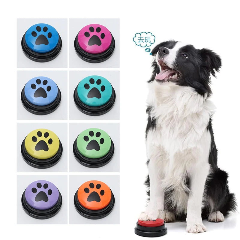 Pet Communication Button | Dog Talking Toys | Recordable Puppy Speaking Training