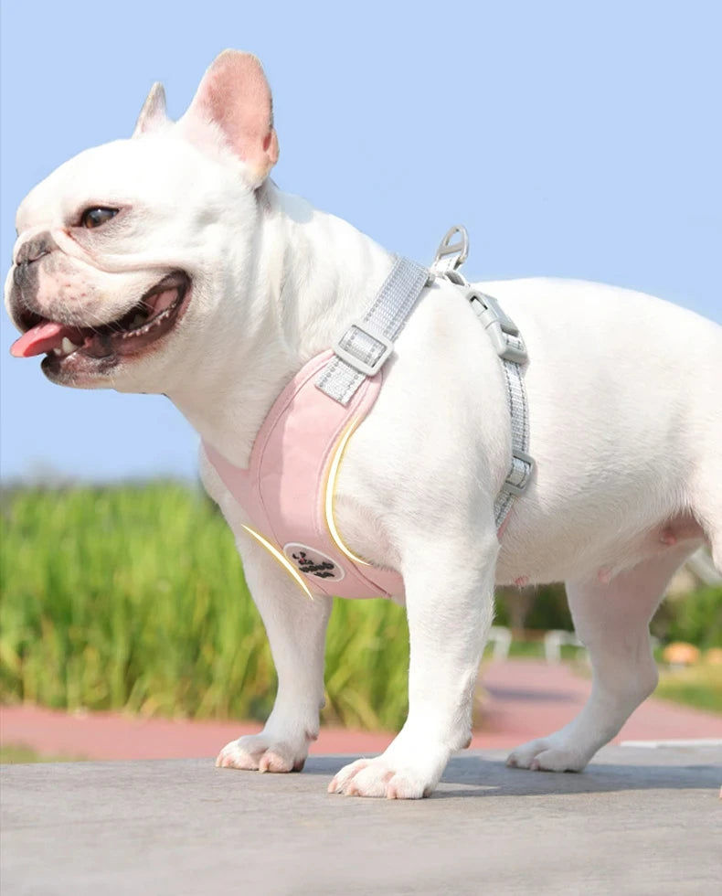 X-Shaped Pet Dog Harness | Reflective Adjustable Puppy Harness | Walking Lead Leash