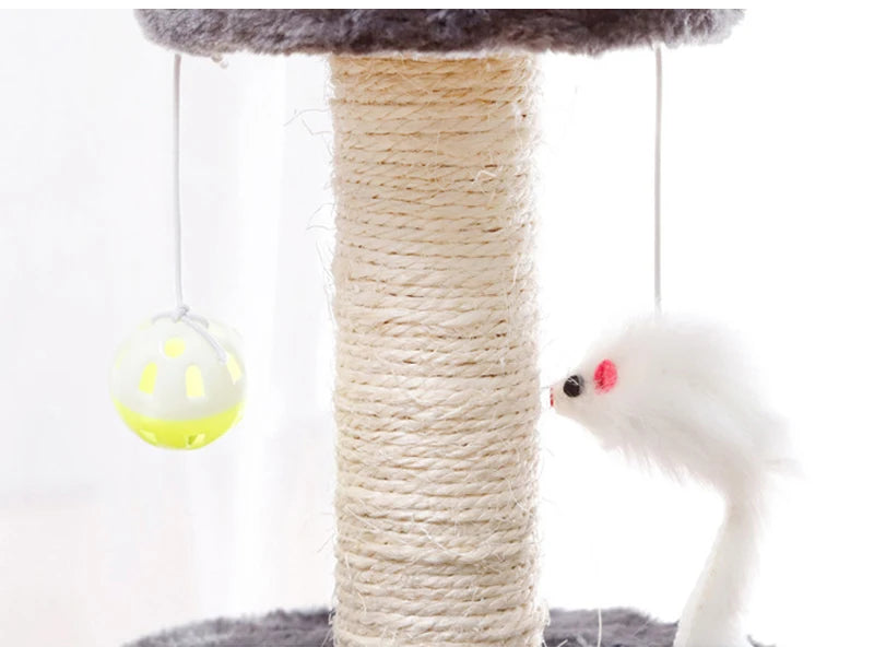 Indoor Cat Scratching Post | Sisal Cat Scratcher | Interactive Pet Toys