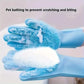 Pet Grooming Cleaning Gloves | Dog Cat Bathing Shampoo Glove | Hair Removal Scrubber Glove