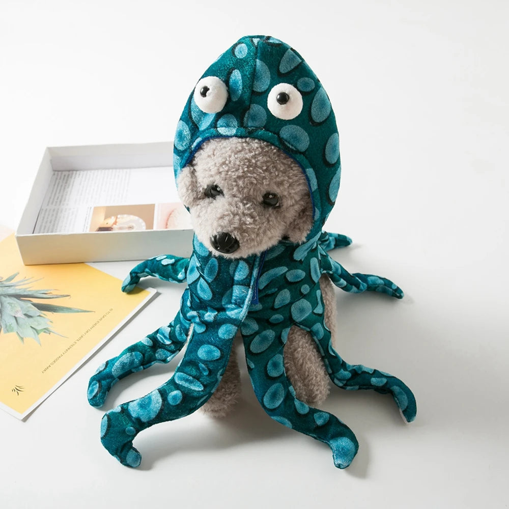 Cat Octopi Costumes | Pet Octopus Clothes | Kitten Fish Costume