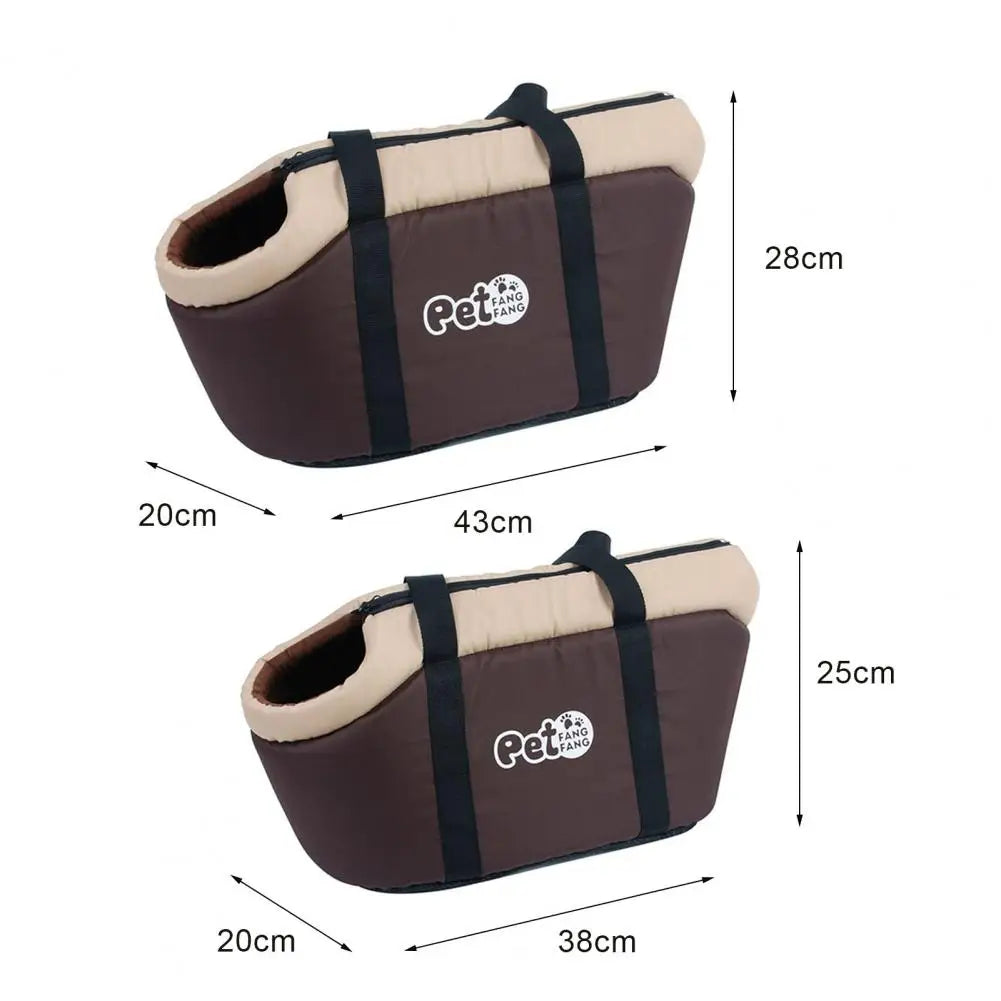 Soft-Sided Pet Bag | Adjustable Fabric Interior Pad Dog Carrier | Tote Puppy  Carrier Handbag