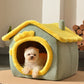 Foldable Dog House | Pet Bed for Small Dogs | Winter Warm Cat Bed Nest | Comfortable Puppy Cave