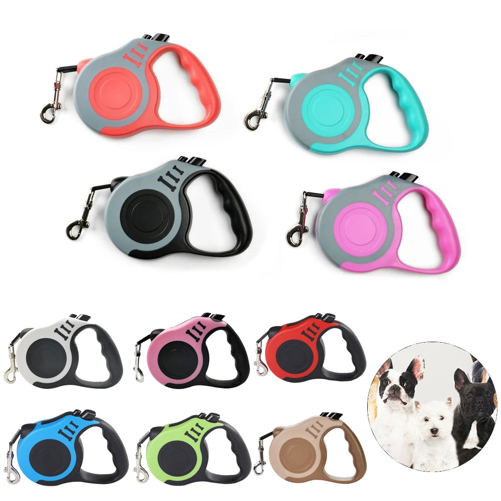 Strong Dog Leash | Nylon Puppy Lead | Automatic Retractable Durable Pet Leash