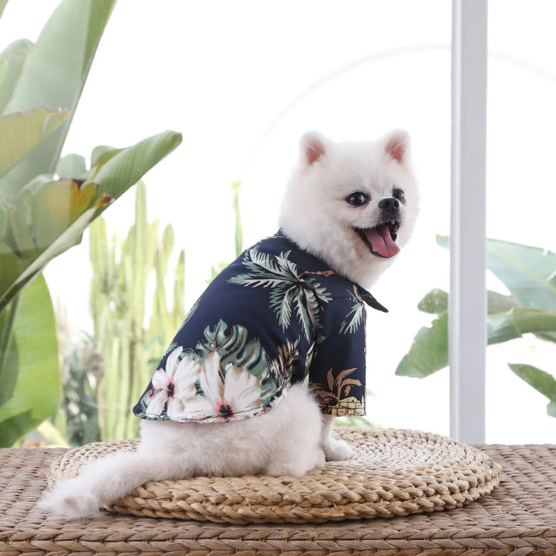 Hawaiian Style Dog Shirt | Summer Pet Dog Clothes | Puppy Clothing Outfits