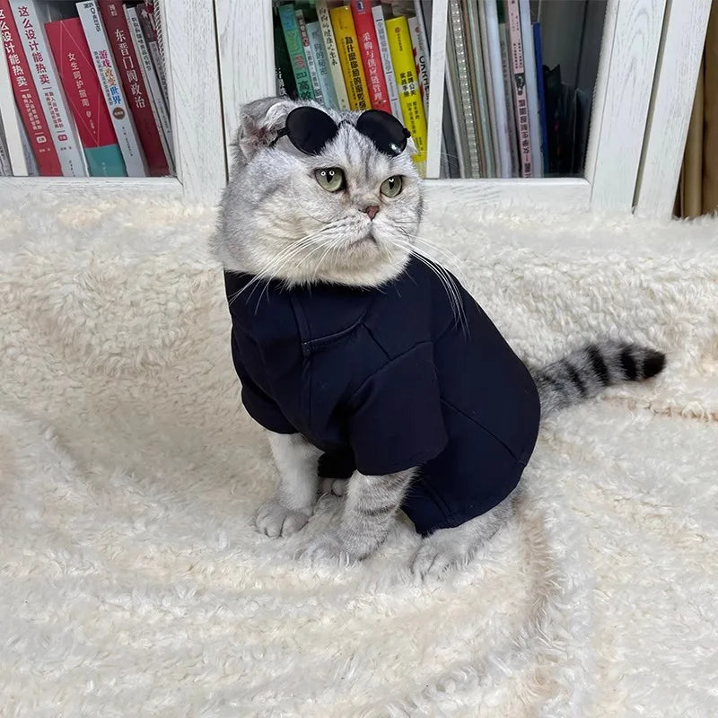 Cat Cosplay | Pet Clothes School Uniform | Kitten Costume Coat Wig