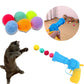 Plush Ball Shooting Gun Cat Toys | Interactive Kittens Mini Pompoms Launcher