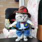 Pet Cowboy Costume | Cat Jeans Hoodie Shirts | Kitthen Jumpsuit Clothing