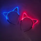 Luminous Cat Ears | Pet LED Hair Band | Kitten Cosplay Headband