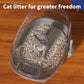 Closed Cat Litter Box | Splash-Proof Odor Isolation | Kitten Litter Foldable Design