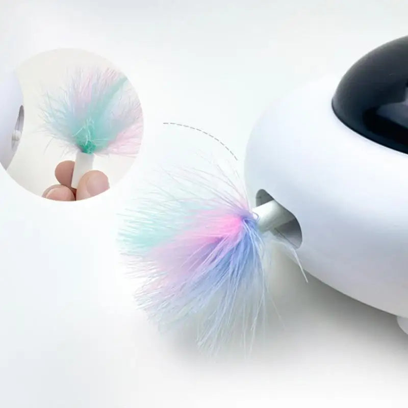 Smart Cat Toy | UFO Pet Turntable Catching Training Toys | Interactive Kitten Accessories