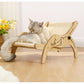 Wooden Cat Scratcher Board | Adjustable Kitten Recliner | Pet Sleeping Bed