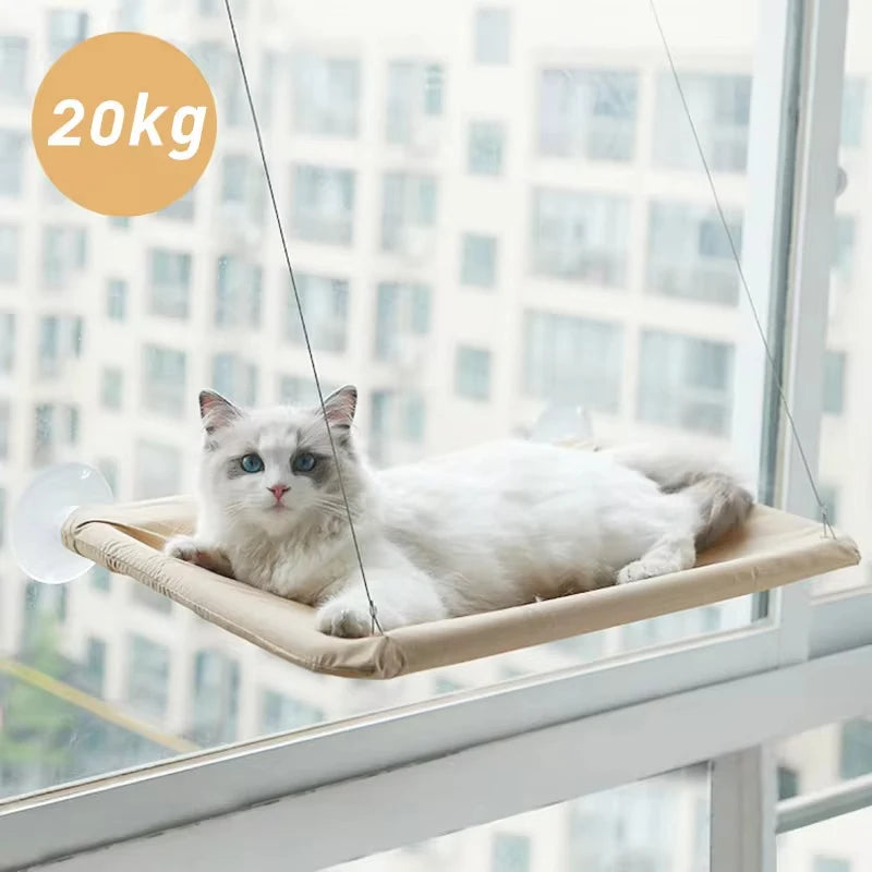 Hanging Cat Bed | Comfortable Window Kitten Hammock | Aerial Pet Bedding 20kg