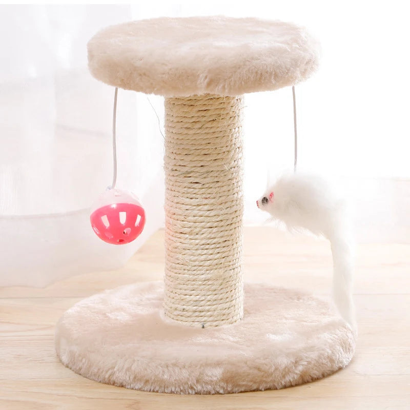 Indoor Cat Scratching Post | Sisal Cat Scratcher | Interactive Pet Toys