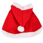 Santa Cat Costume | Pet Cosplay Christmas Cap | Kitten Xmas Cloak