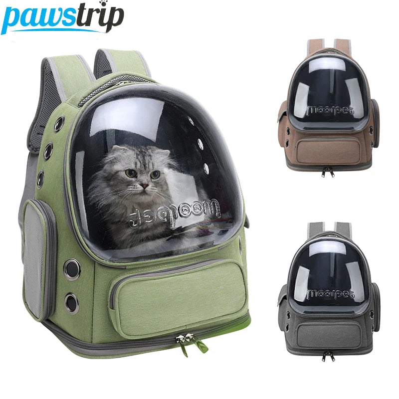 Breathable Transparent Cat Carrier Bag | Outdoor Travel Backpack for Pets