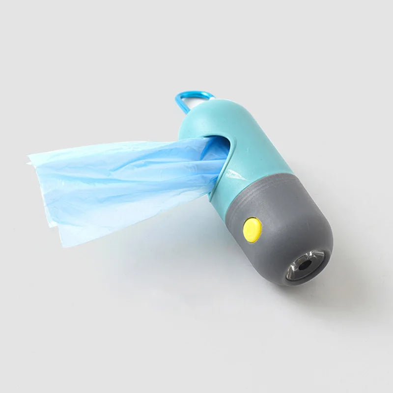 LED Light Pet Waste Bag Dispenser | Poop Scooper Bags Holder