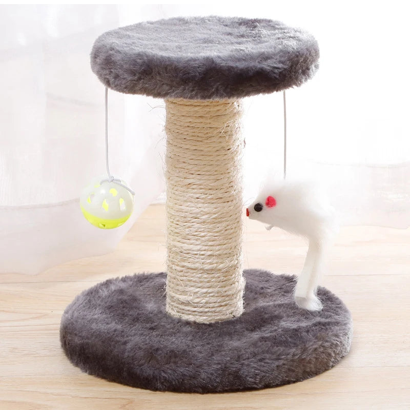 Indoor Cat Scratching Post | Sisal Cat Scratcher | Interactive Pet Toys