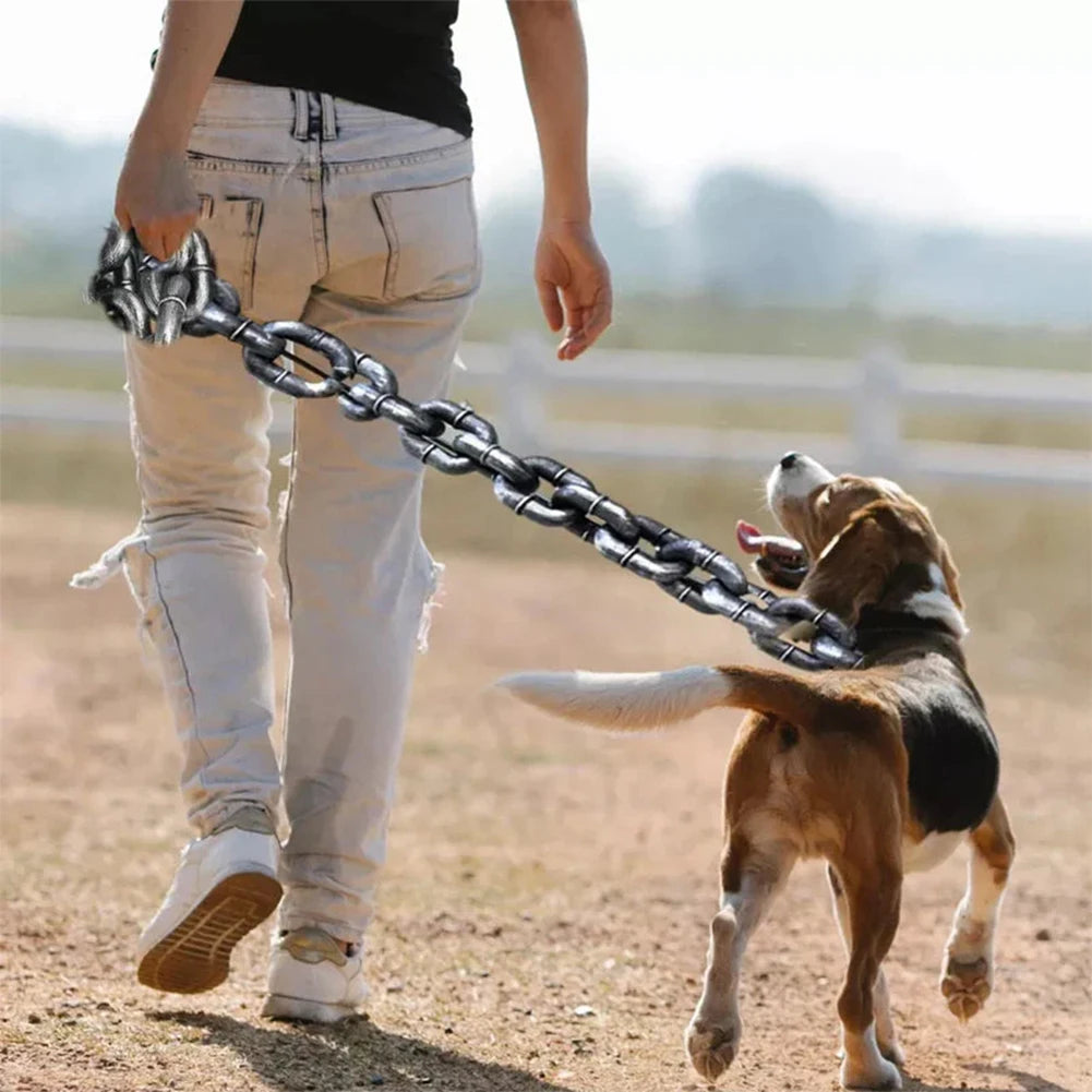 Plastic Simulation Chain Pet Leash | Dog Tractions Rope Halloween Props