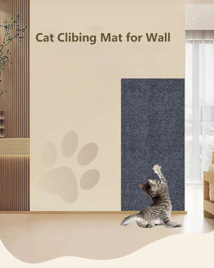 Wall Cat Scratching Board | Vertical Wear-Resistant Japanese Climbing Board