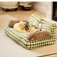 Soft Cat Bed Sofa | Washable Pet Cat Nest | Kitten Plush Bed Basket