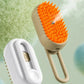 3-In-1 Cat Steam Brush | Electric Kitten Comb Pet Massage Comb | Spray Water Cat Bath Brushes