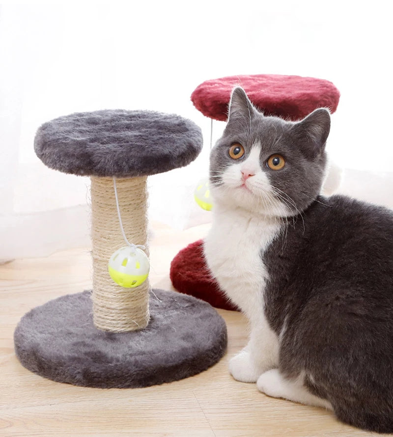 Indoor Cat Scratching Post | Sisal Cat Scratcher | Interactive Pet Toys