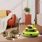 4-In-1 Interactive Cat Toy | Smart Kitten Teaser Stick | Pet Turntable Training Toys