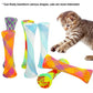 Cat Spring Toy Stick | Freely Folding Spring Shape Multi-Color Kitten Bouncing Toys