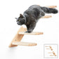 Eco-Friendly Wooden Cat Tree | Wall Mounted Cat Hammock | 2/4 Steps Cat Climbing Shelf