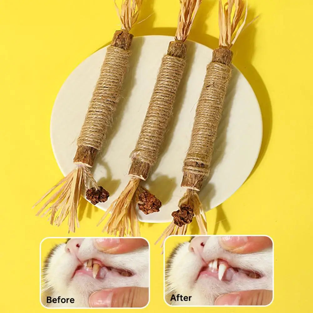 Cat Chew Stick Toys | Kitten Cleaning Teeth Rope