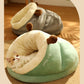 Winter Warm Pet Bed | Soft Cozy Cat Cave | Kitten House Nest Sleep Bag